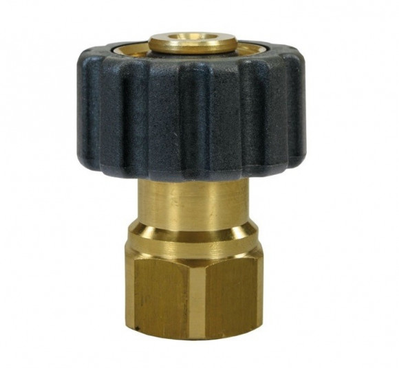 Переходник M22x1,5гайка - 3/8внут (удлиненный), 400bar, латунь (56150)