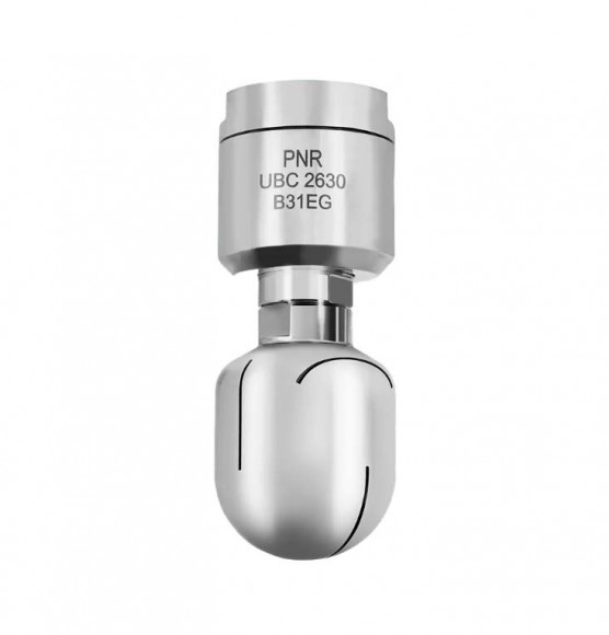 Одноосевая моющая головка серии UBC (Реактивное движение), Ø25 3/8" BSP, 180°, AISI 316L