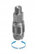 Поворотное соединение прямое G1/4M-G1/4F нерж.сталь
