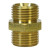Ниппель двойной 1/4"-1/4" латунь