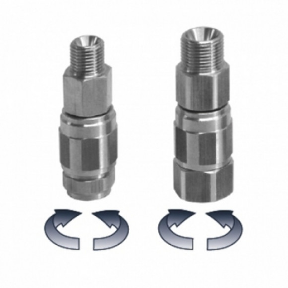Поворотное соединение прямое G3/8M-G3/8F Nickel Поворотное соединение прямое G3/8M-G3/8F Nickel