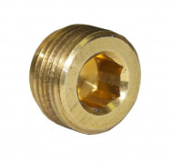 Заглушка 1/4" M, латунь
