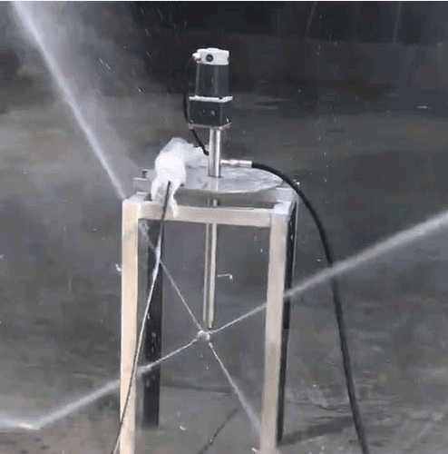 Насадка для мойки емкостей IBCD-2-1.0-360°-316LSS-2"- 3/8"BSPP с двигателем 24 В