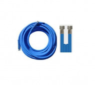 Шланг пищевой AQUAFOAM, 20 м  DN 12 – WP 50 бар 165 °C, с фитингами из нерж. (Г-Ш)