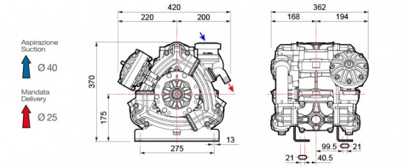 Насос мембранный Comet серия BPS 160 (153 л/мин; 20 бар); вал ВОМ 1"3/8 - вал d25 внутрен./шпонка Насос мембранный Comet серия BPS 160 (153 л/мин; 20 бар); вал ВОМ 1"3/8 - вал d25 внутрен./шпонка