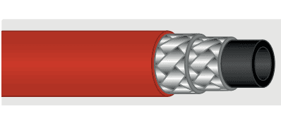 Шланг 2SC DN 10 красный 500 бар +150 °C