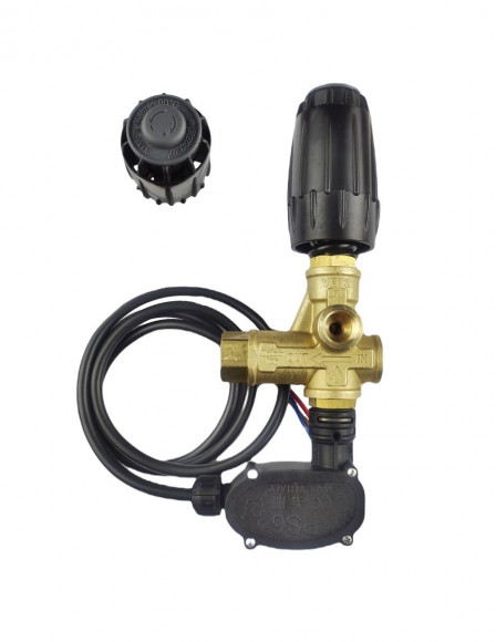 Регулировочный клапан VRT3-P; вход 3/8"г, выход 3/8"г; By-pass 3/8"г, с микропереключателем Регулировочный клапан VRT3-P; вход 3/8"г, выход 3/8"г; By-pass 3/8"г, с микропереключателем