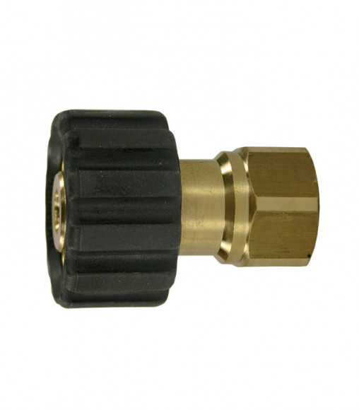 Переходник M22x1,5гайка - 1/4внут (удлиненный), 400bar, латунь Переходник M22x1,5гайка - 1/4внут (удлиненный), 400bar, латунь