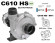 Насос центробежный Comet® серия C610HS-M11(нерж.) с гидромотором (650 л/мин; 10 бар) без патрубков