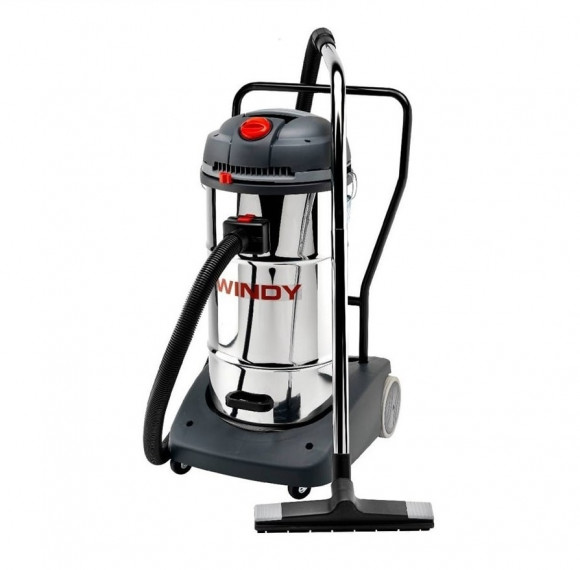Пылесос для сухой и влажной уборки Comet Windy 365 IR, 3 турбины, бак 65л (нерж), 3600 Вт Пылесос для сухой и влажной уборки Comet Windy 365 IR, 3 турбины, бак 65л (нерж), 3600 Вт