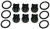 KIT 2864 Ремкомплект клапанов для помп RR