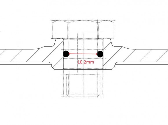 Болт M12X1,5 CH19 насоса BP, P, APS, IDS