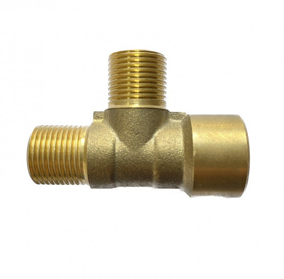 Соединитель Т-образный 3/8"M -3/8"M-3/8"F.