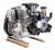 Насос мембранный Comet серия APS 31 (25 л/мин; 40 бар) c бенз. дв. Honda GX 160H S BA