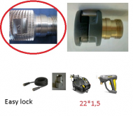 Адаптер EASY LOCK ш. 22*1,5 г, дюраль Д16Т (аналог 4.111-030)