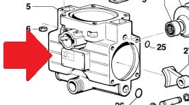 Корпус насоса BP20/15 - MP