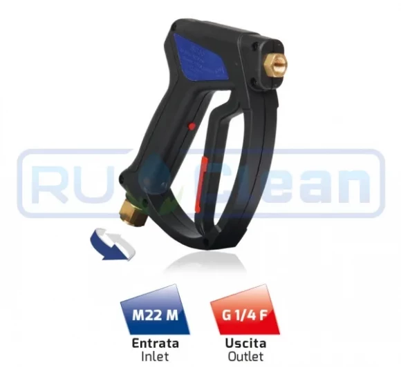 Пистолет высокого давления MTM SG35 (М22х1.5ш.вращ-1/4"г, 310бар) Пистолет высокого давления MTM SG35 (М22х1.5ш.вращ-1/4"г, 310бар)