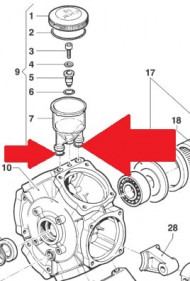 Кольцо 2,62X15,08 насоса BP205/235/280