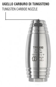 Наконечник для турбофрезы TPR800 - 030; вход 1/4"г; 800 бар. Наконечник для турбофрезы TPR800 - 030; вход 1/4"г; 800 бар.