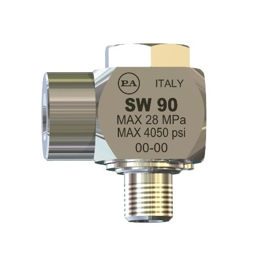 Поворотное устройство SW 90. угловое (нерж); 3/8"г-3/8"ш 280 бар Поворотное устройство SW 90. угловое (нерж); 3/8"г-3/8"ш 280 бар