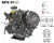 Насос мембранный Comet серия APS 51 (50,7 л/мин; 40 бар); вал ВОМ 1"3/8