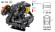Насос мембранный Comet® серия BP115 (110 л/мин; 20 бар); вал ВОМ 1"3/8