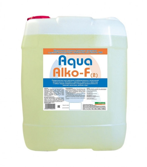 Щелочное пенное моющее средство Aqua Alko-F (2) 5л Щелочное пенное моющее средство Aqua Alko-F (2) 5л