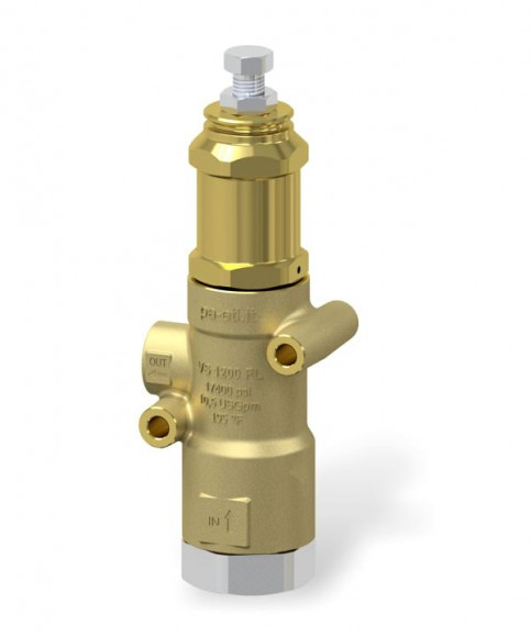 Клапан предохранительный VS 1200 FL вход 3/8"г; 3/8"г 40 л/мин 1000 бар