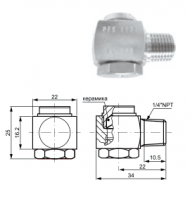 Полоконусные форсунки PFS 1122 F5 (Для атомизации крахмала)