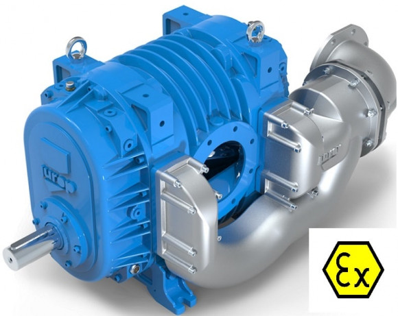 Насос вакуумный JUROP HELIX 220 ATEX, левое вращение, гладкий вал