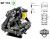 Насос мембранный Comet® серия BP110 D (110 л/мин; 20 бар); гидрокомпенсатор; вал ВОМ 1"3/8