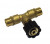 Тройник M22внеш-M22внут-M22внеш, 350bar, латунь