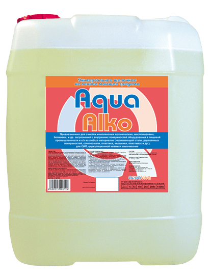 Высокощелочное не пенное моющее средство Aqua Alko 10л (36%) Высокощелочное не пенное моющее средство Aqua Alko 10л (36%)