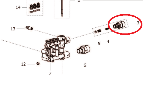 Kорпус эжектора , латунь D.1.8