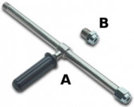Удлиннитель с рукояткой 800 мм для RL 84 - RL 204; 1/2"ш-1/4"г. 500 бар