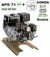 Насос мембранный Comet серия APS 71 (67,2 л/мин; 40 бар) c бенз. дв. Honda GX270 Elec.start