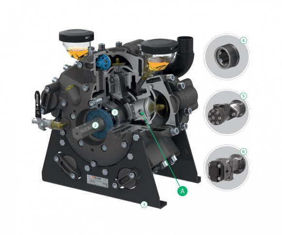 Насос мембранный Comet серия APS 71 (67,2 л/мин; 40 бар) c бенз. дв. Honda GX270 Elec.start Насос мембранный Comet серия APS 71 (67,2 л/мин; 40 бар) c бенз. дв. Honda GX270 Elec.start