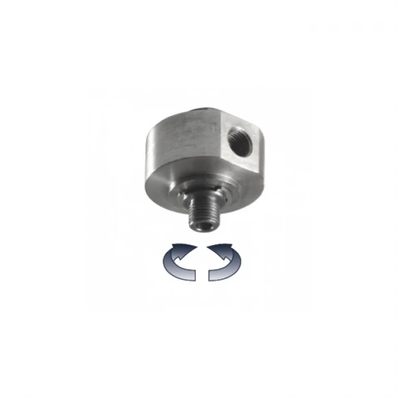 Поворотное соединение 90°, 280 бар 3/8"M-3/8"F EPDM Nickel Поворотное соединение 90°, 280 бар 3/8"M-3/8"F EPDM Nickel