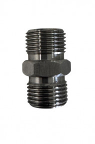 Ниппель двойной нержавеющая сталь 1/2"внеш.-1/2"внеш.